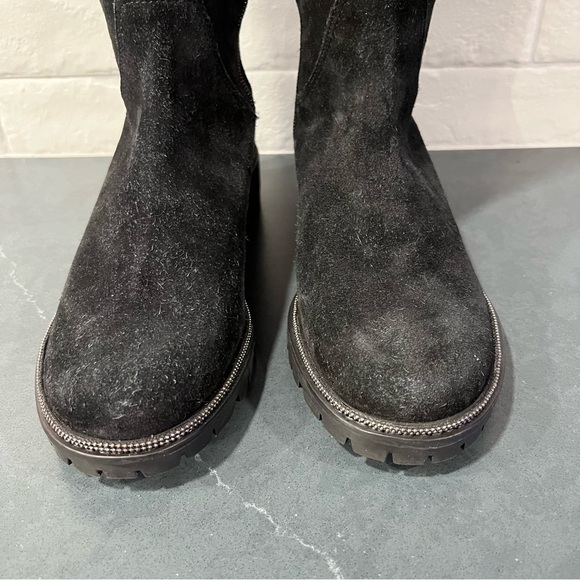 NWT Alex Marie sz 6 Lemala black suede tall western boots - Picture 12 of 16